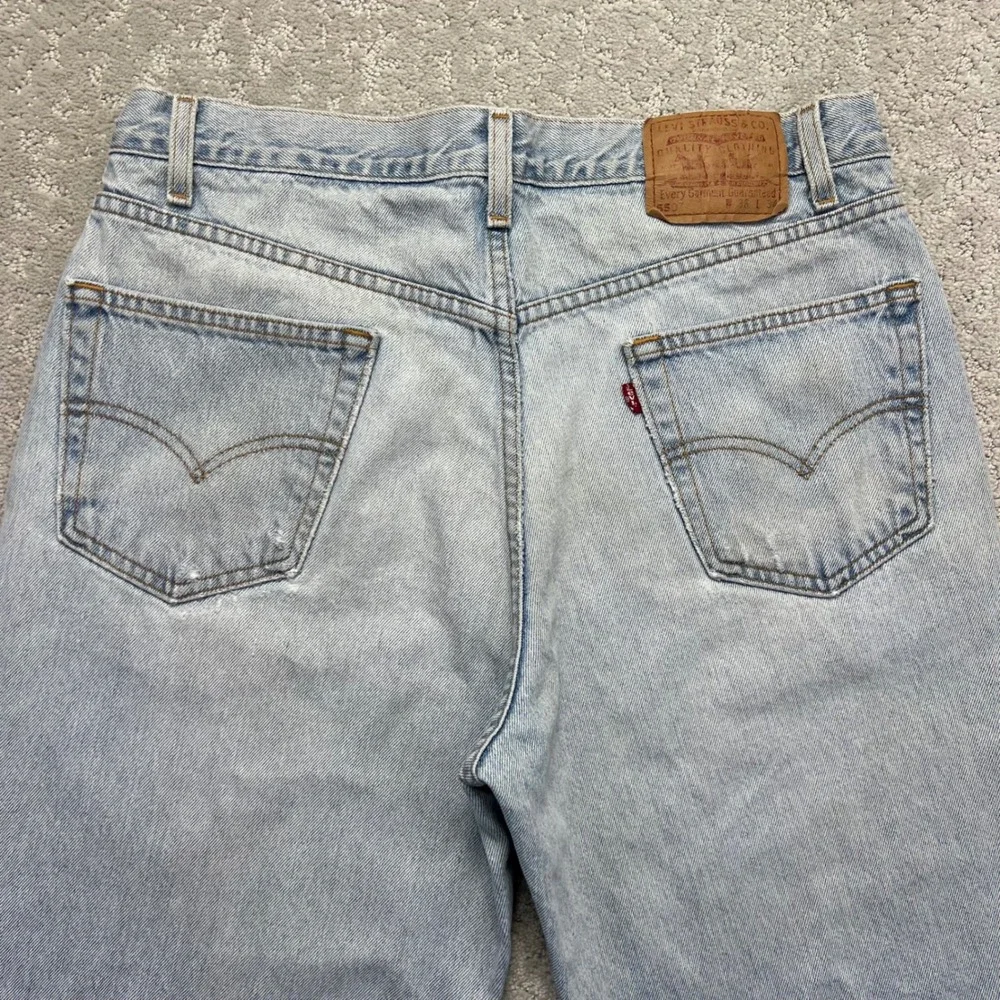 VINTAGE Y2k Levis 550 Jeans Men 36x34(34x33.5) Relaxed Fit Blue Denim Distressed